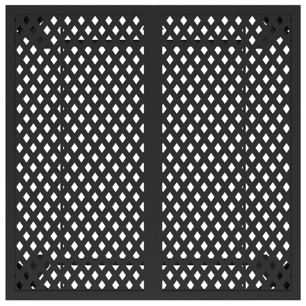 vidaXL Garden Table Anthracite 80x80x72 cm Steel