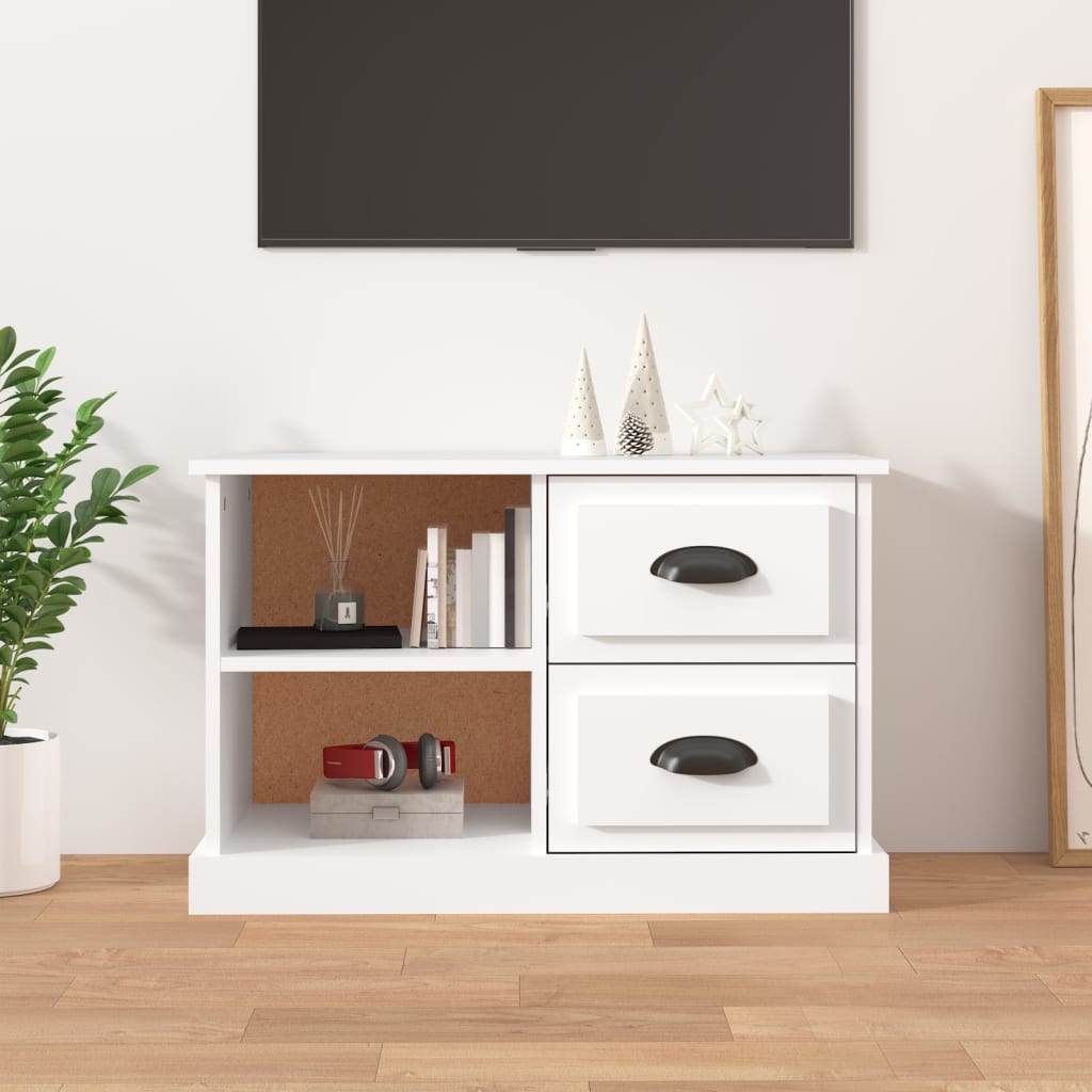 vidaXL TV Cabinet White 73x35.5x47.5 cm Engineered Wood