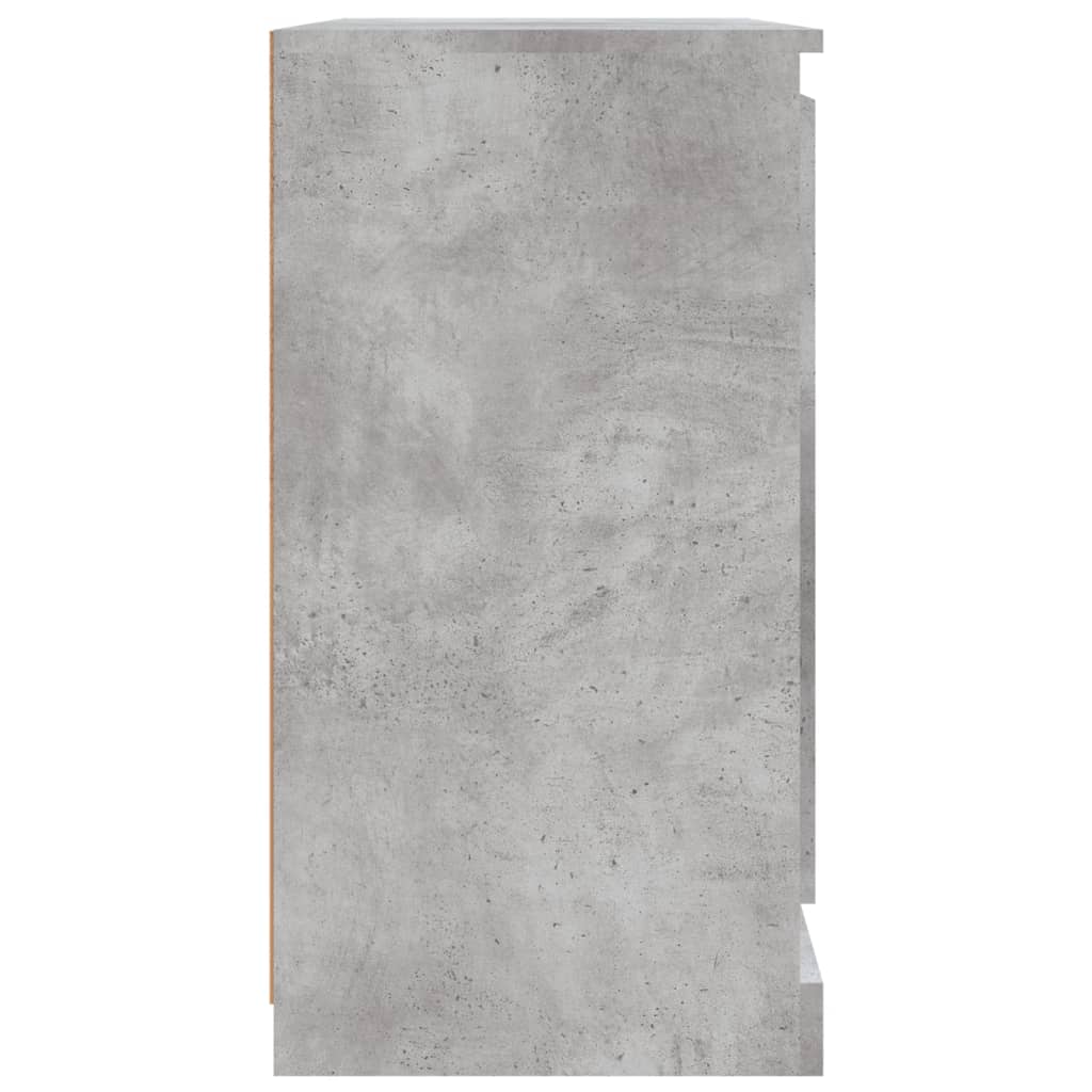 vidaXL Sideboard Concrete Grey 70x35.5x67.5 cm Engineered Wood
