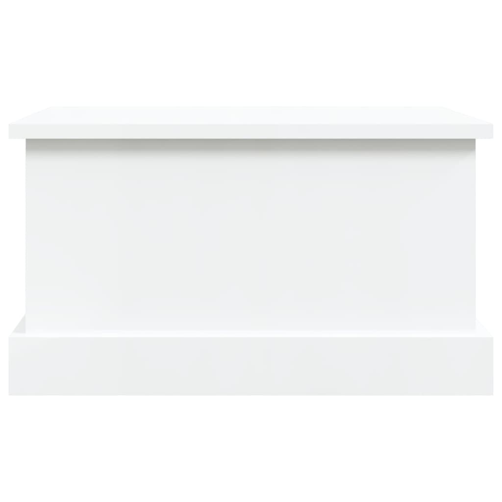 vidaXL Storage Box High Gloss White 50x30x28 cm Engineered Wood