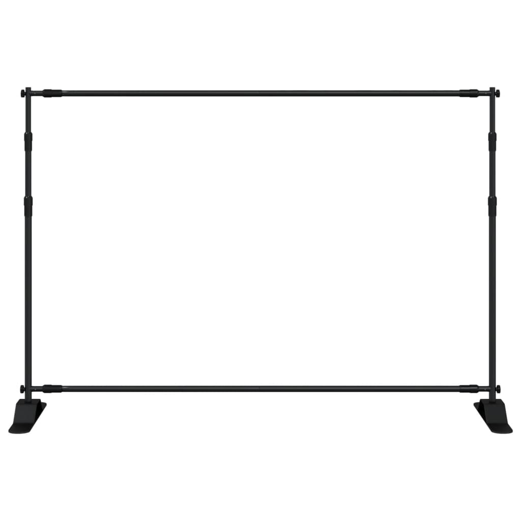vidaXL Backdrop Stands 2 pcs Black 305x243 cm Steel