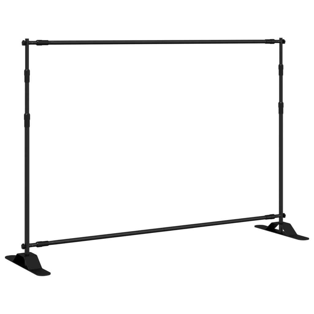 vidaXL Backdrop Stand Black 305x243 cm Steel