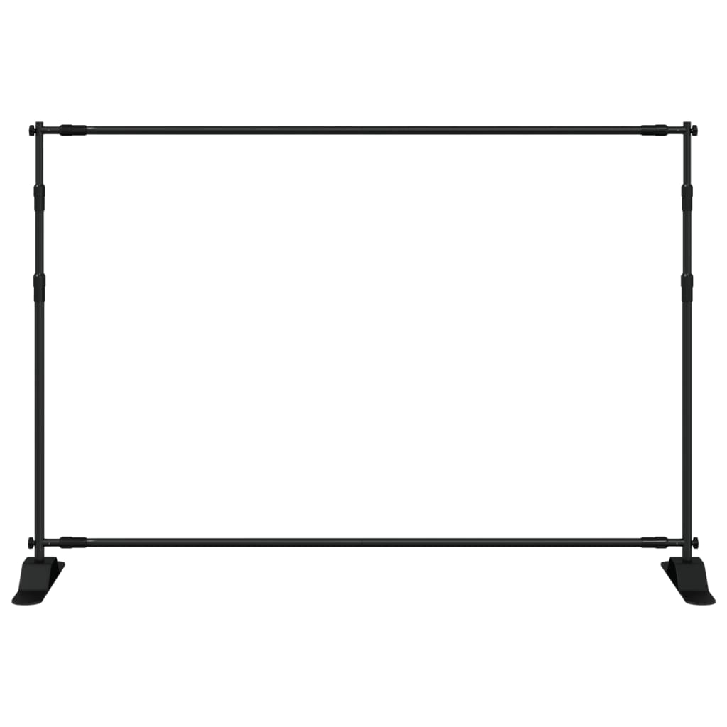vidaXL Backdrop Stand Black 305x243 cm Steel