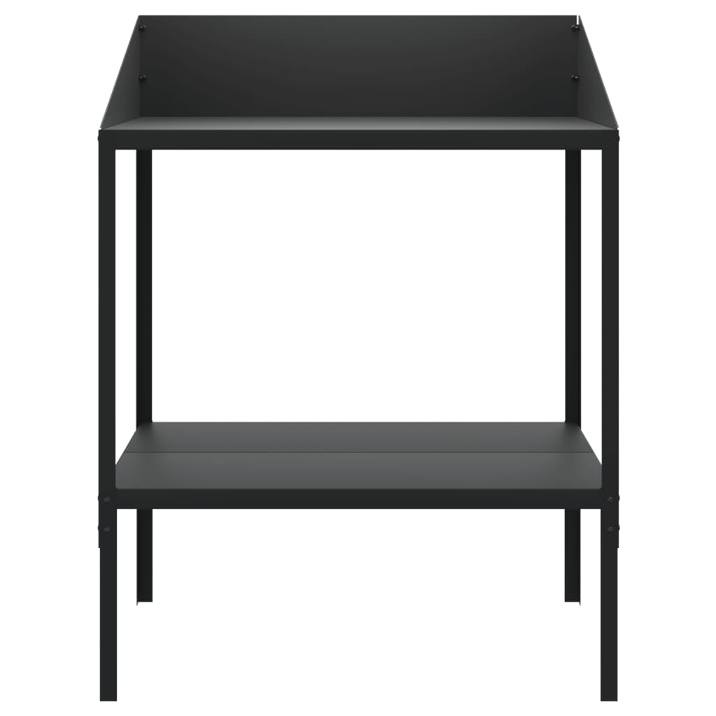 vidaXL Plant Stand Anthracite 75.5x54.5x100 cm Galvanised Steel