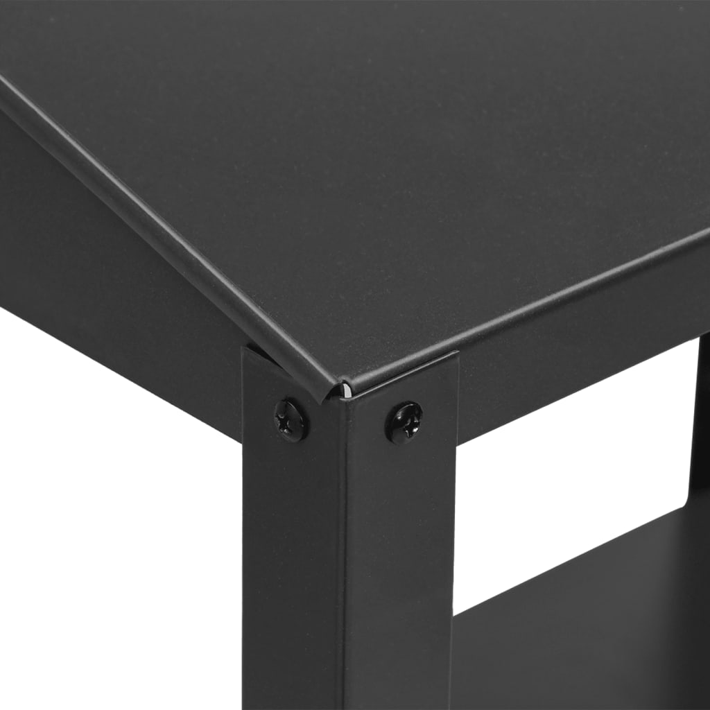 vidaXL Plant Stand Anthracite 75.5x54.5x100 cm Galvanised Steel