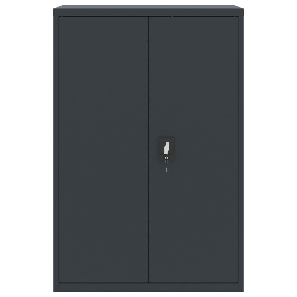 vidaXL File Cabinet Anthracite 90x40x140 cm Steel