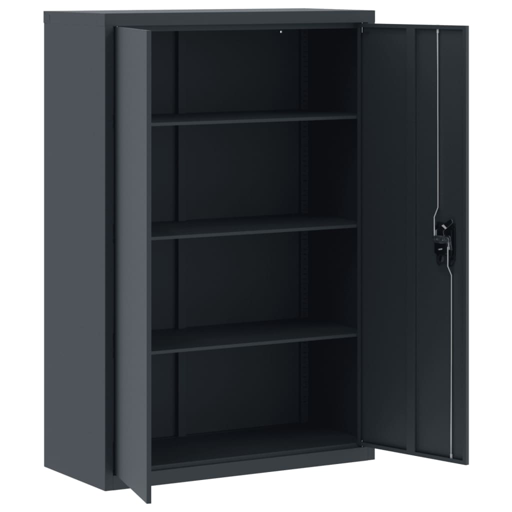 vidaXL File Cabinet Anthracite 90x40x140 cm Steel