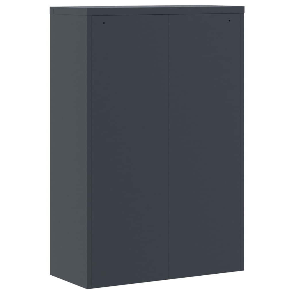 vidaXL File Cabinet Anthracite 90x40x140 cm Steel