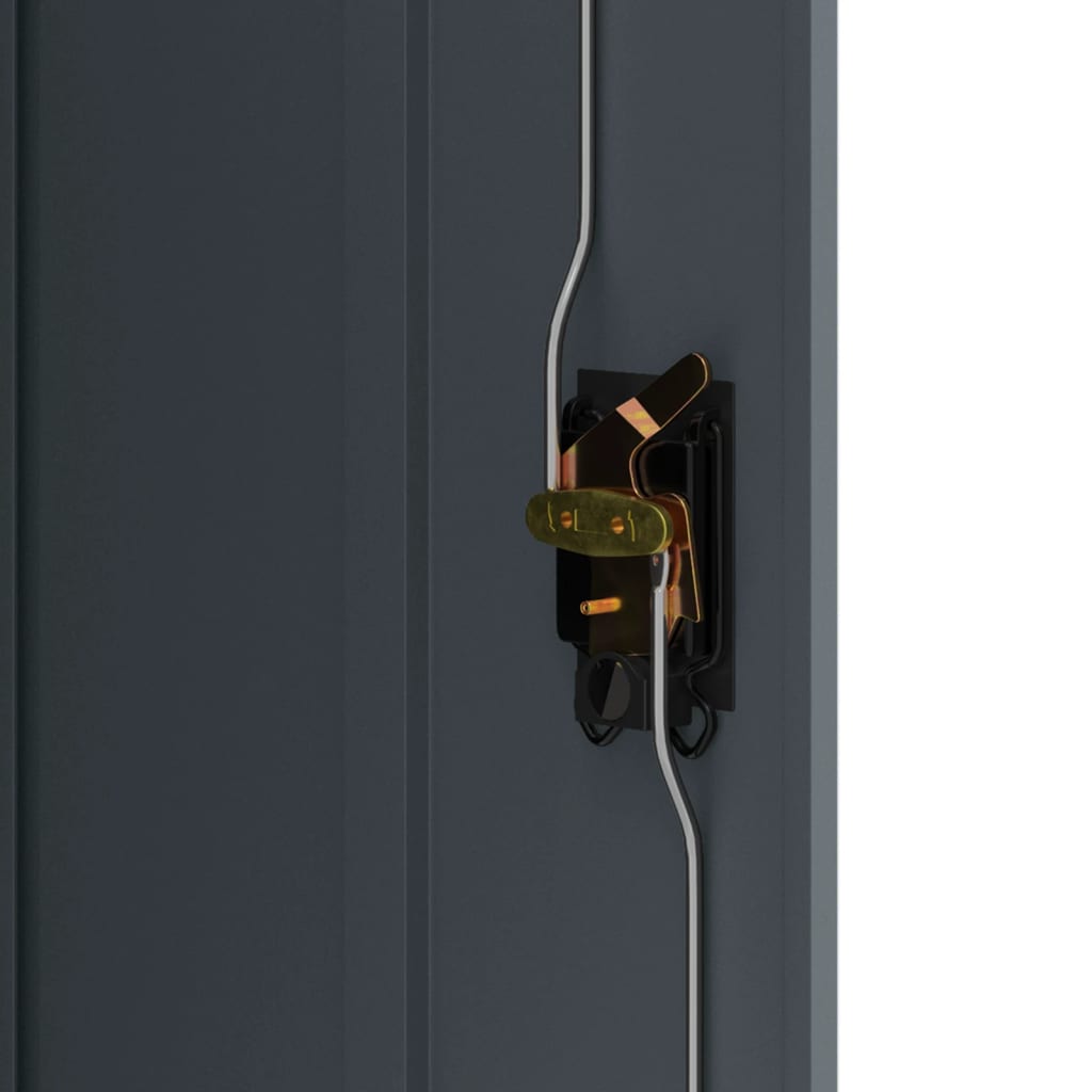 vidaXL File Cabinet Anthracite 90x40x140 cm Steel