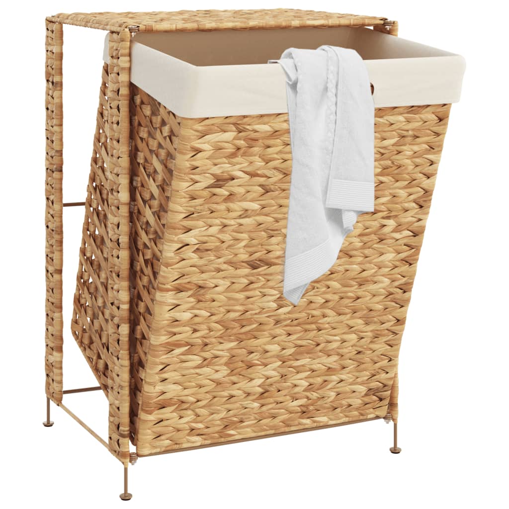 vidaXL Laundry Basket 44x34x64 cm Water Hyacinth