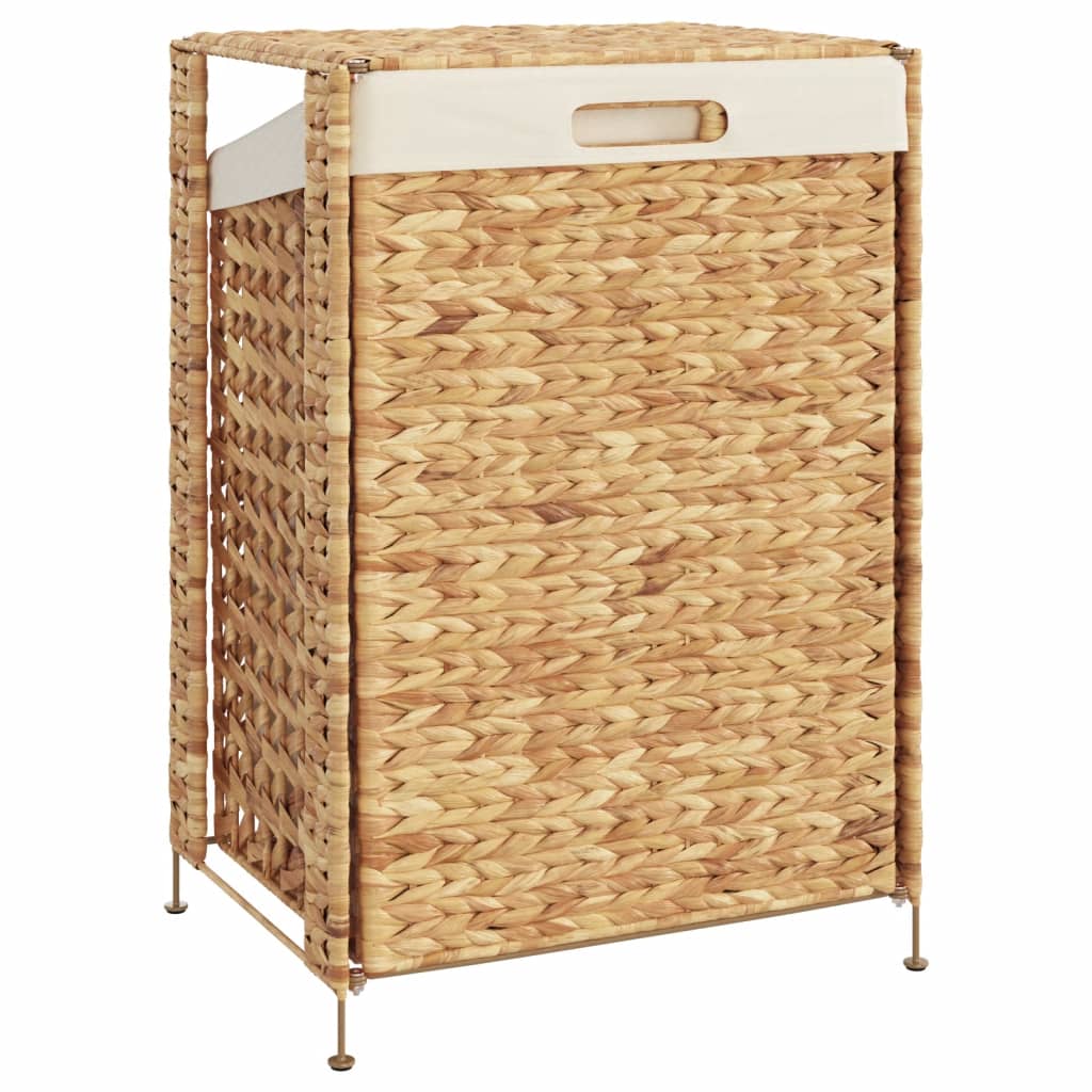 vidaXL Laundry Basket 44x34x64 cm Water Hyacinth