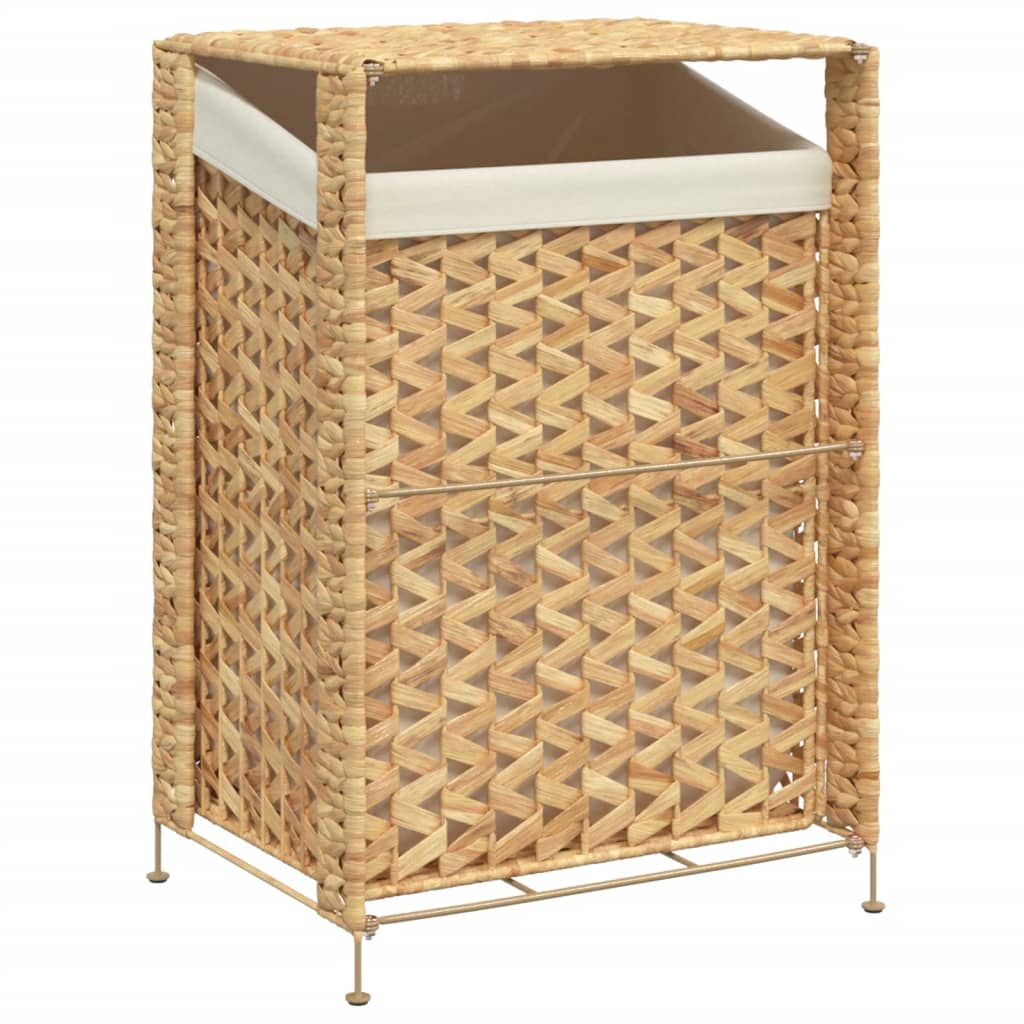 vidaXL Laundry Basket 44x34x64 cm Water Hyacinth