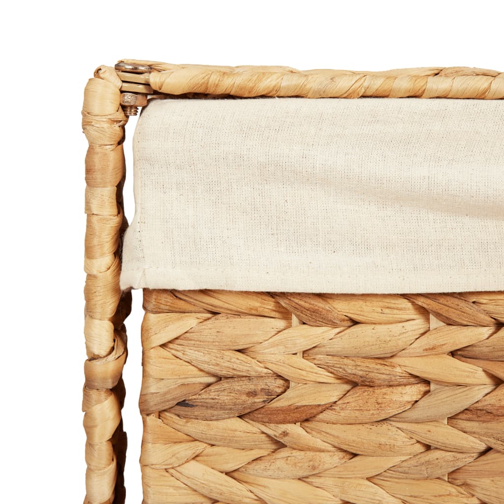 vidaXL Laundry Basket 44x34x64 cm Water Hyacinth