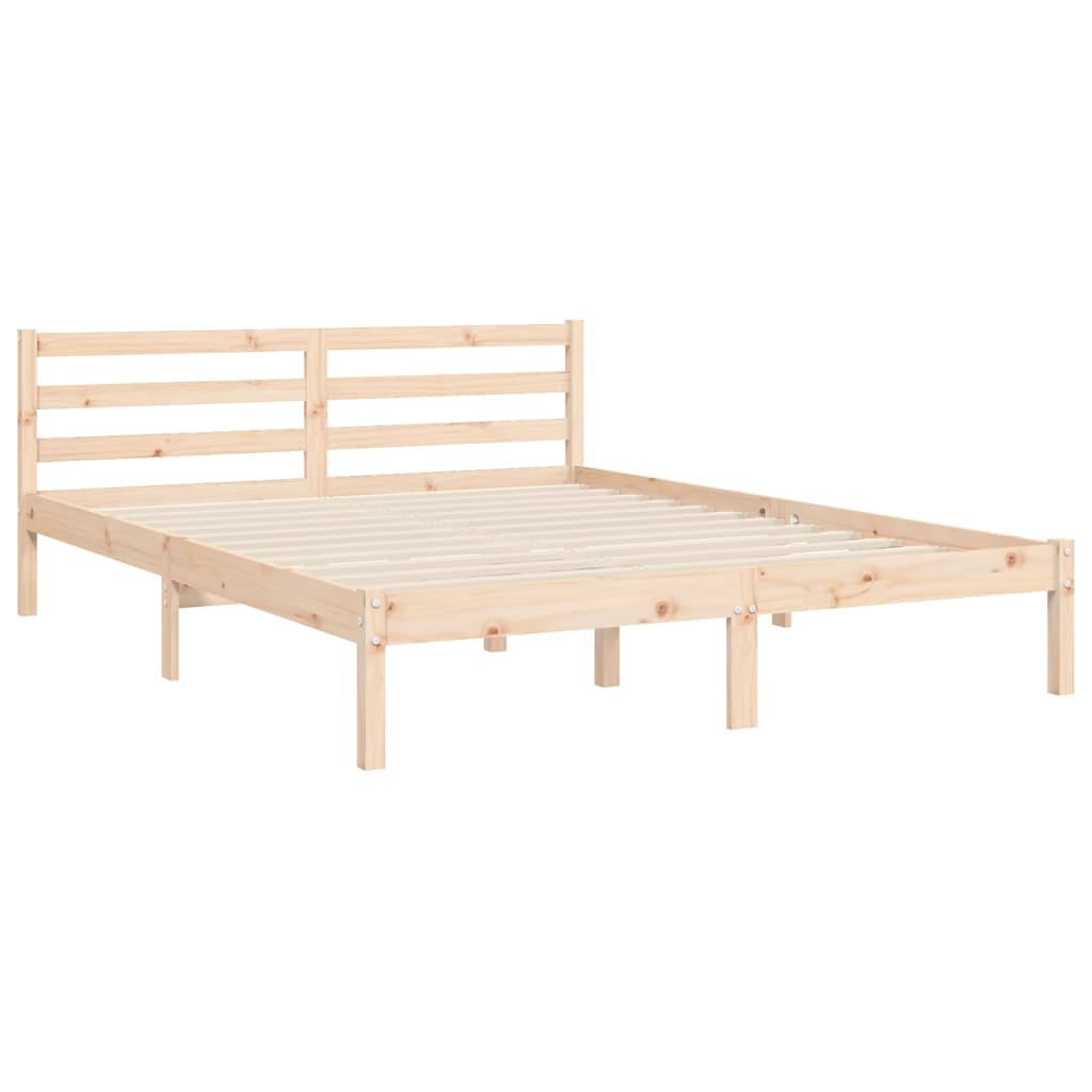 vidaXL Bed Frame without Mattress 150x200 cm Solid Wood