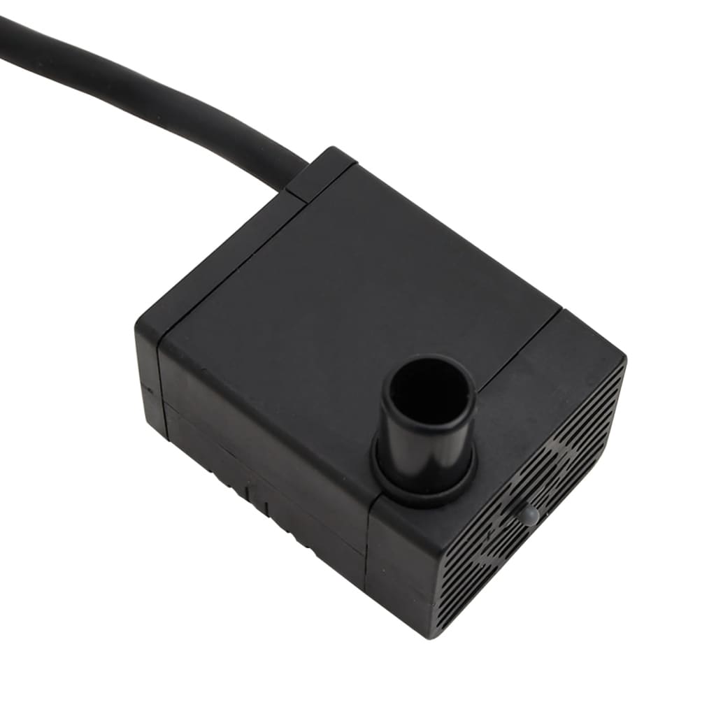 vidaXL Water Fountain with Pump 28x28x34.5 cm Solid Wood Fir