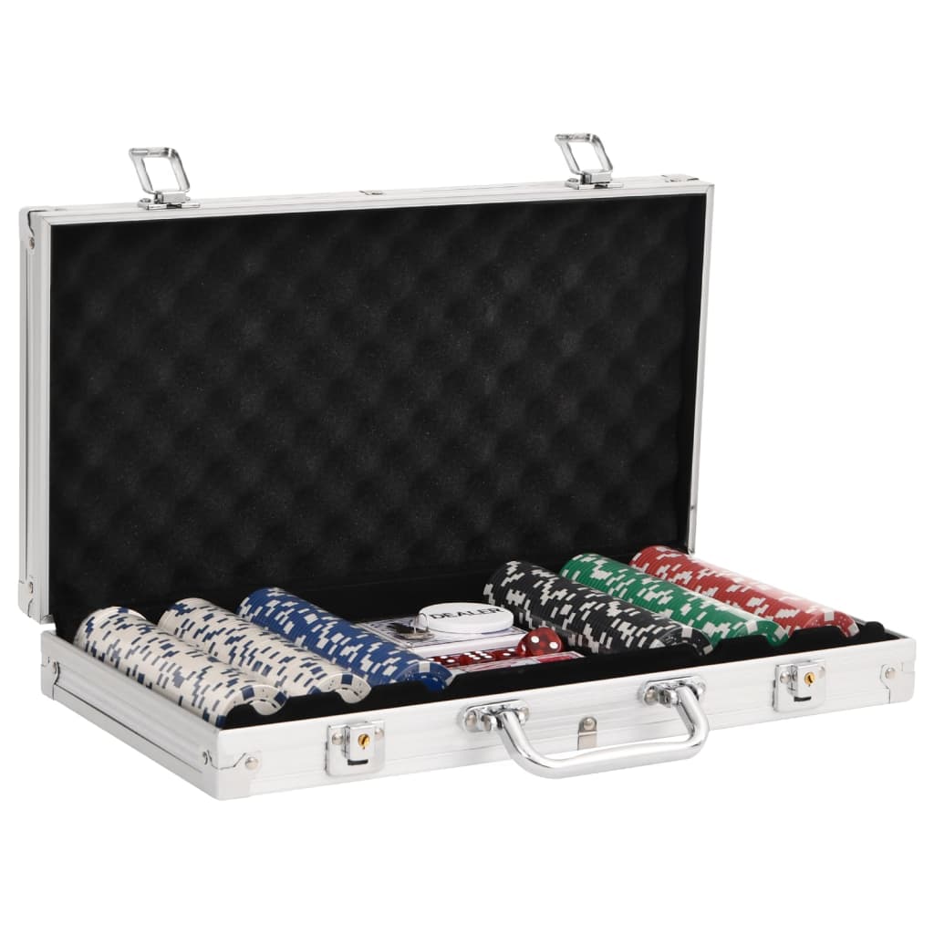 vidaXL Poker Chip Set 300 pcs 11.5 g