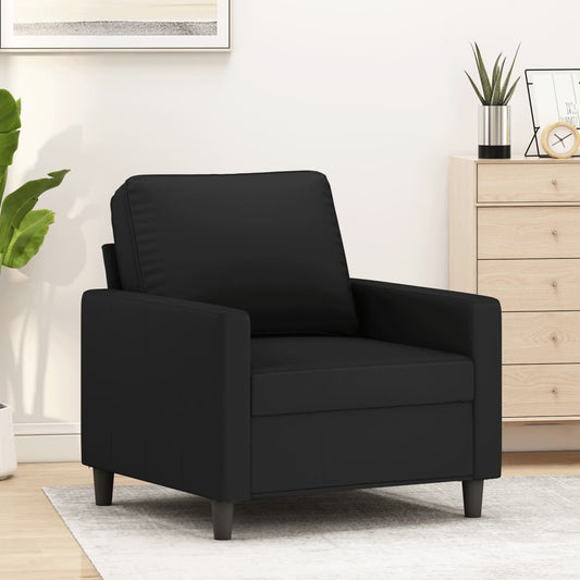 vidaXL Sofa Chair Black 60 cm Velvet