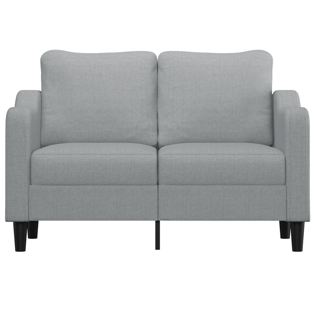 vidaXL 2-Seater Sofa Light Grey 120 cm Fabric