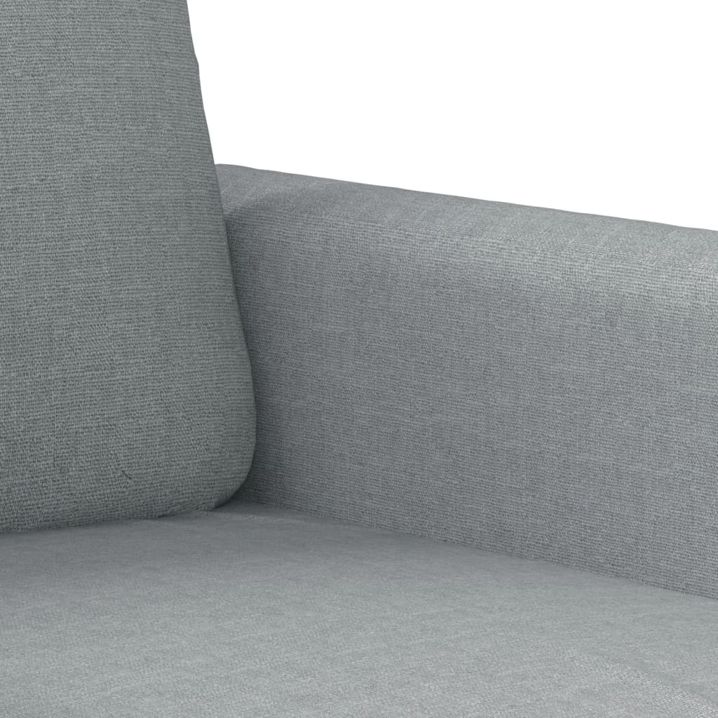 vidaXL Sofa Chair Light Grey 60 cm Fabric