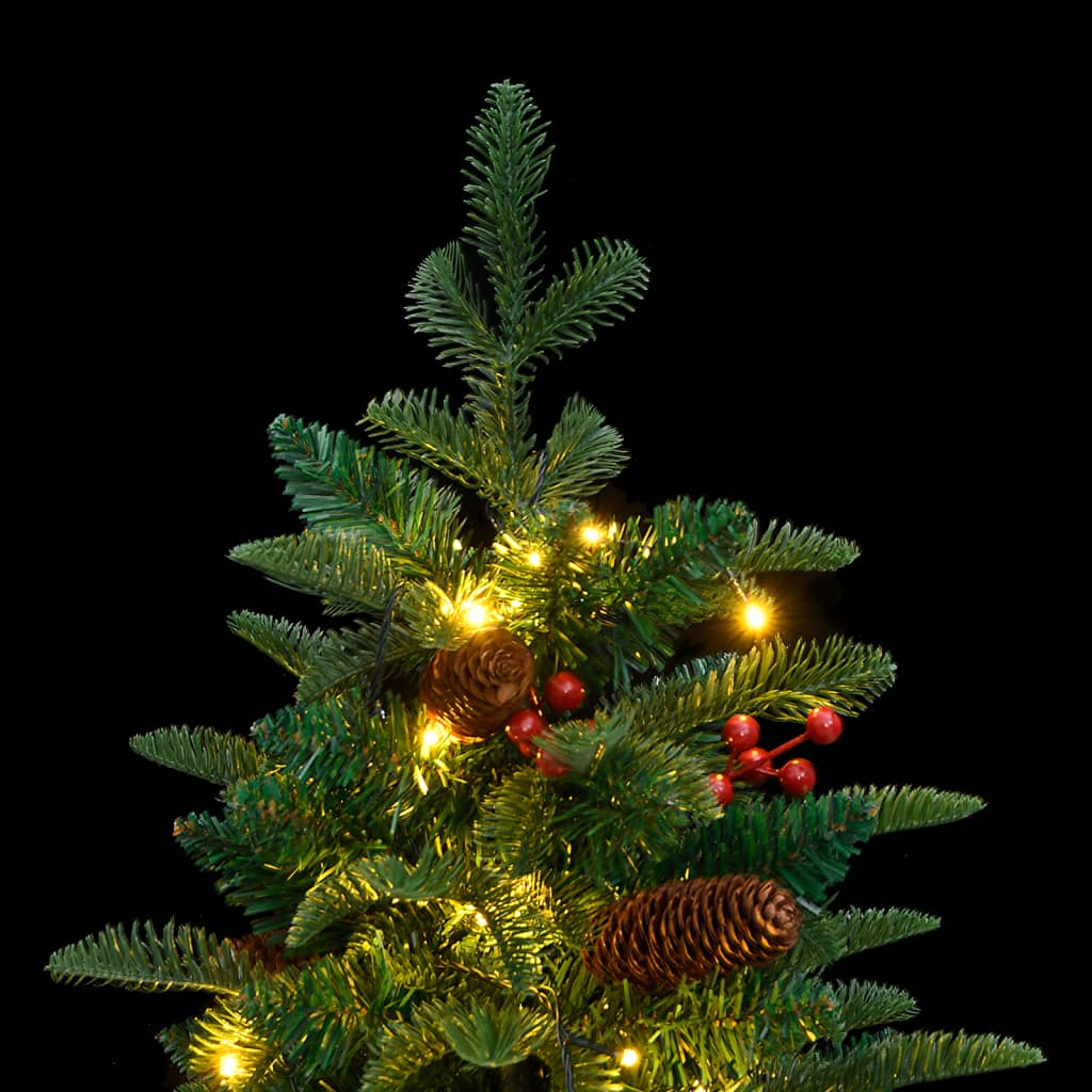vidaXL Artificial Hinged Christmas Tree 150 LEDs 120 cm
