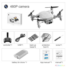 Load image into Gallery viewer, Mini RC Drone with 4K HD Camera WiFi FPV UAV Aerial Photography Helicopter Foldable LED Light Quadrocopter Quality Toy AOSST
