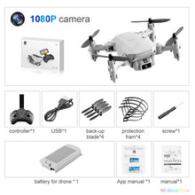 Load image into Gallery viewer, Mini RC Drone with 4K HD Camera WiFi FPV UAV Aerial Photography Helicopter Foldable LED Light Quadrocopter Quality Toy AOSST
